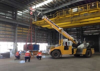 Moving machinery to the Inpex Gas Project