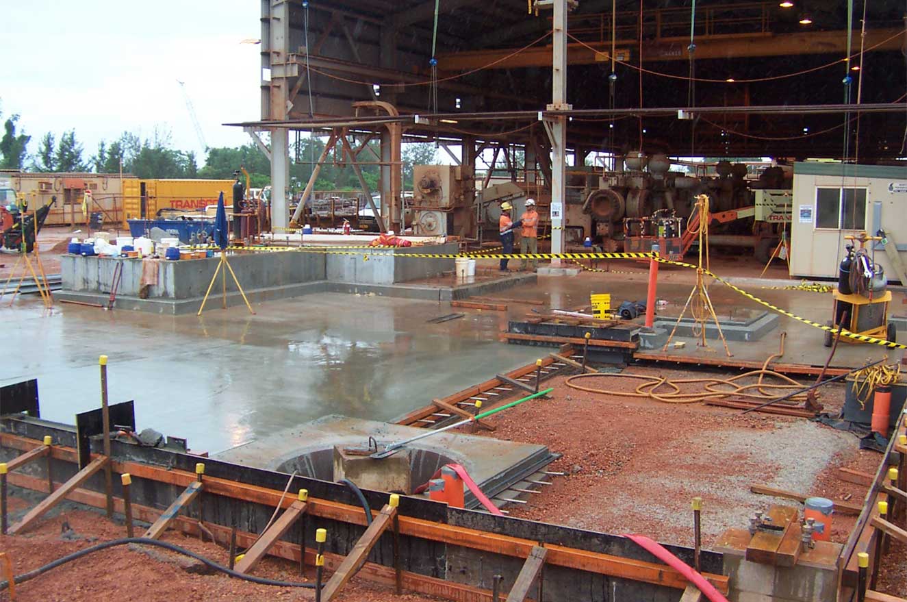 Concrete upgrades Gove plant