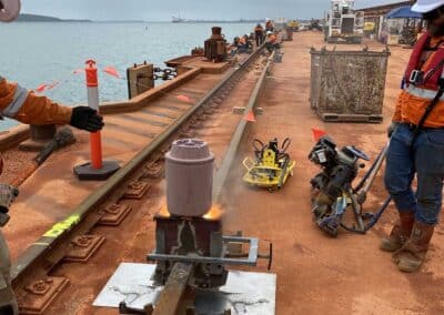 Replacement of Fisherman's Landing 1 rail located in Gladstone ports