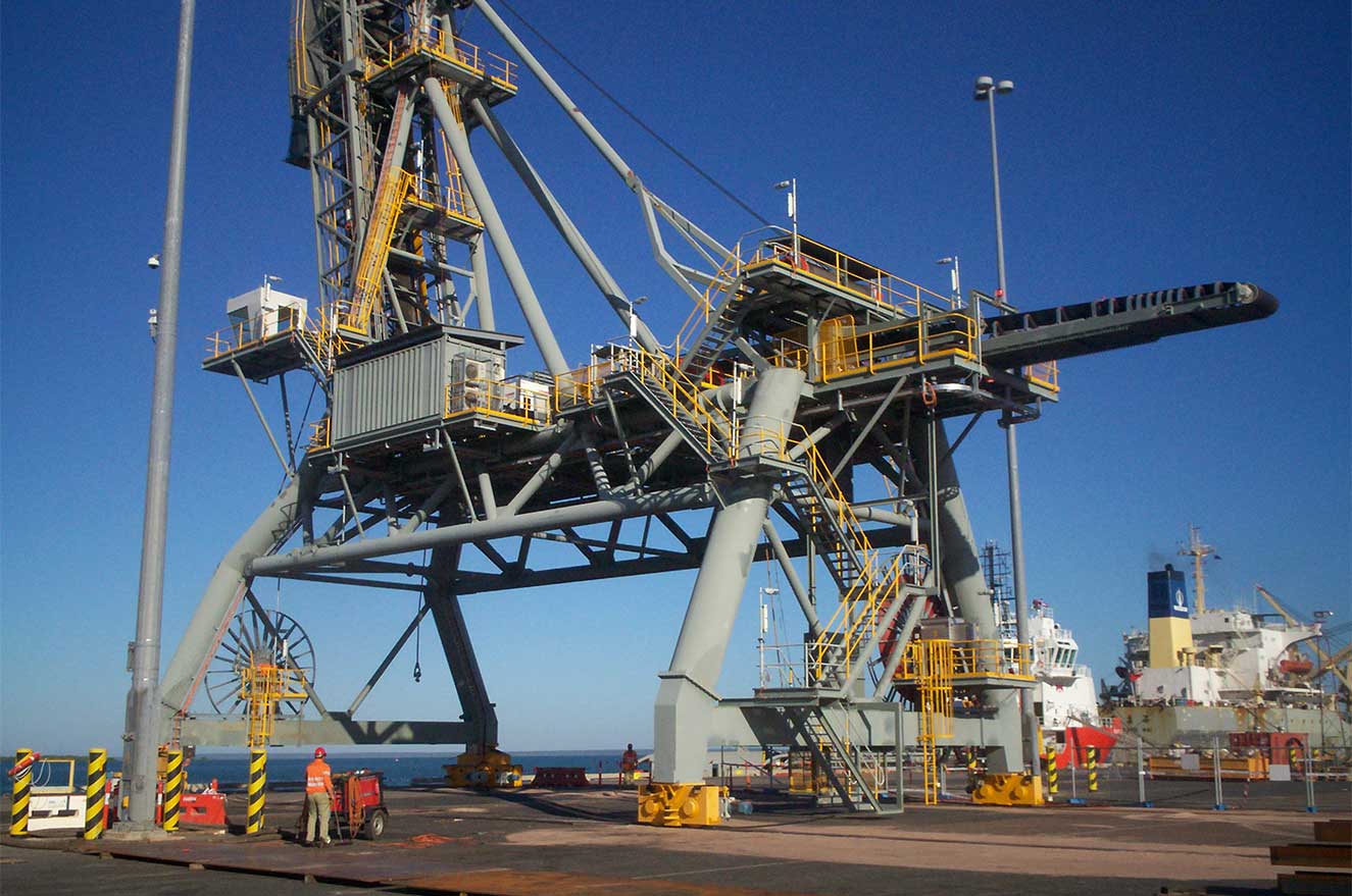 Darwin Port Iron Ore Ship Loader & Conveyor