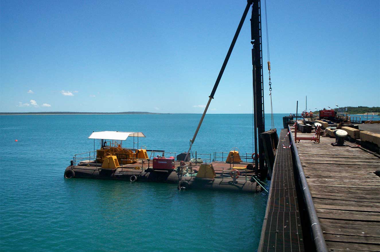 Assembling Darwin Port Ore Conveyor